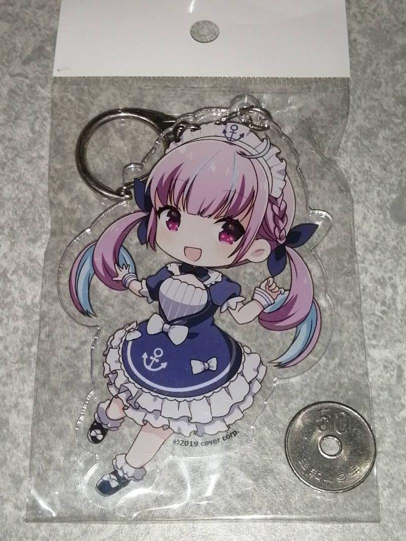 hololive P Store Minato Aqua Big Keychain Ackey