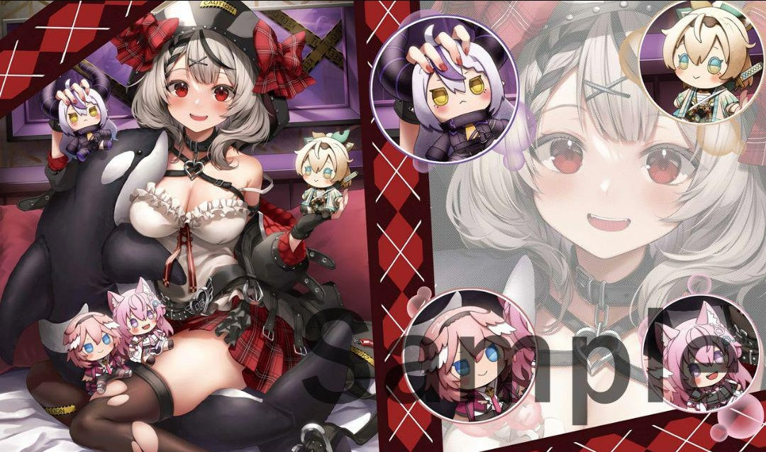 [hololive] Sahanasha Kuroe Sleeve Playmat Set