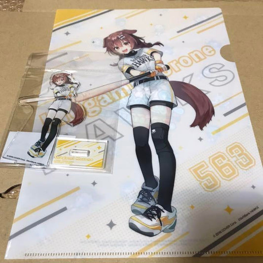 Korone Inugami Acrylic Stand Clear File Hololive x Pacific League 6 Teams