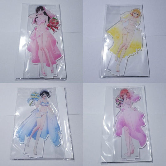 Rent-A-Girlfriend Wedding Swimsuit Oversized Acrylic Stand All Types Set