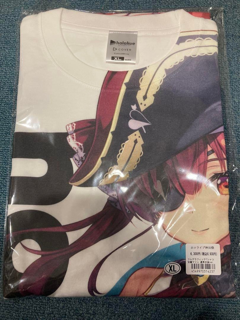 hololive Houshou Marine T-shirt XL Kanda Festival Kanda Myojin Atre Collaboration Akihabara