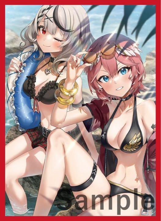 Sakamata Chloe Takane Rui Hololive Card Sleeve White Tsumegusa Swimsuit