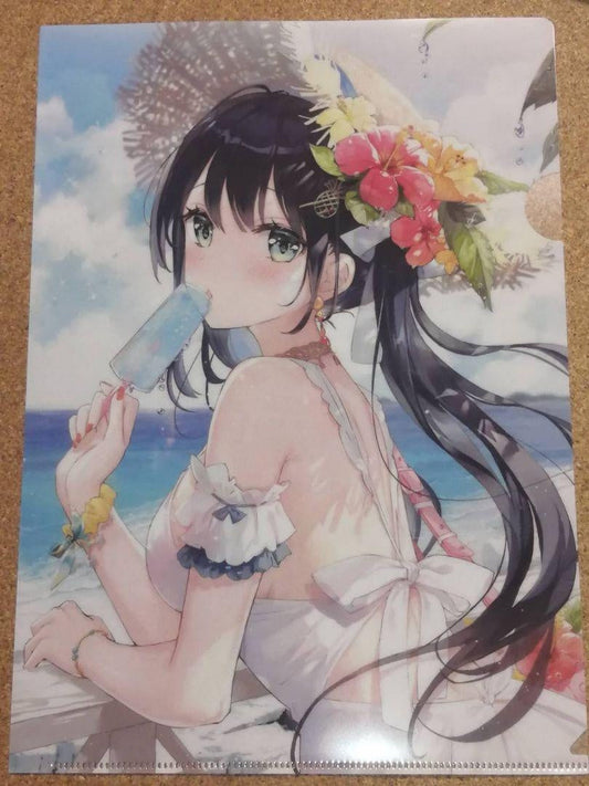 hololive Tsunomaki Cotton Designer Radial Engine Fumi Clear File