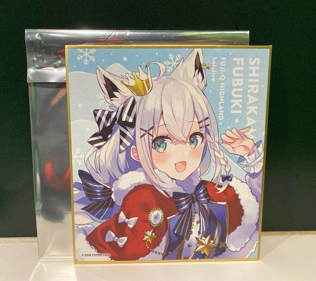 Live Shirakami Fubuki Mini Shikishi Fujikyu