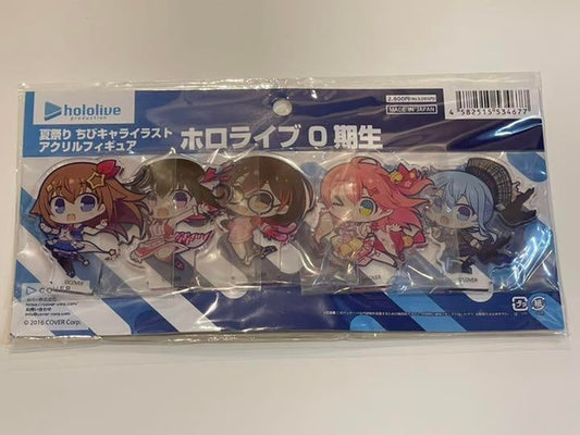 hololive Summer Festival Chibi Chara Illustration Acrylic Figure 0th Generation Shopper