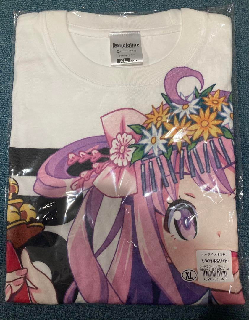 hololive Luna Himemori T-shirt XL Kanda Festival Kanda Myojin Atre Collaboration Akihabara