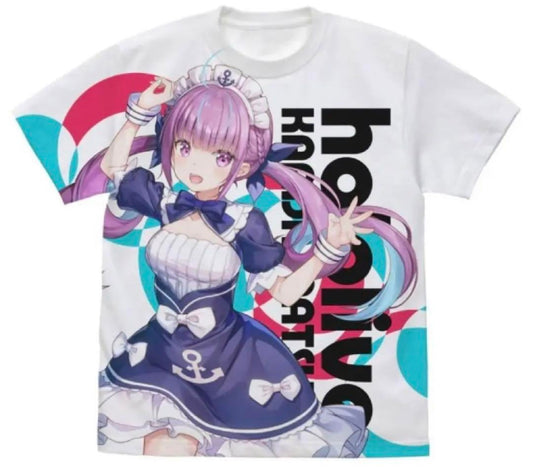 hololive Kanda Festival Shirt Aqua Bonus Badge Acrylic Card Lottery Commemorative